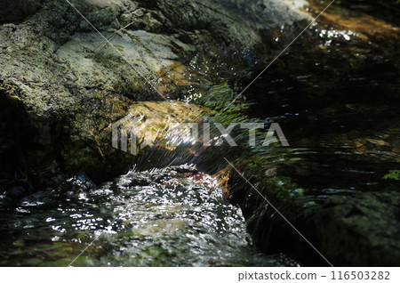 Stream water flow Stream water flow 116503282