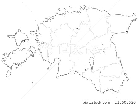 空白地圖愛沙尼亞 空白地圖愛沙尼亞 116503526