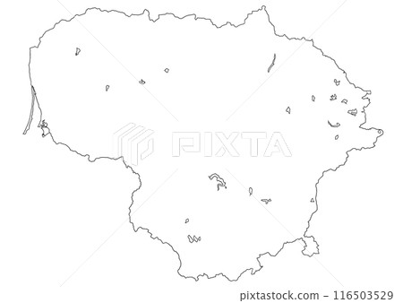 空白地圖立陶宛 空白地圖立陶宛 116503529