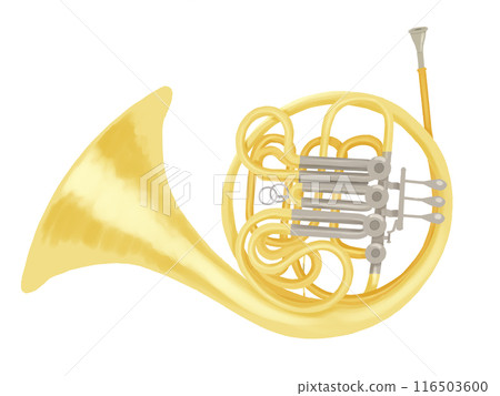 Simple horn illustration 116503600
