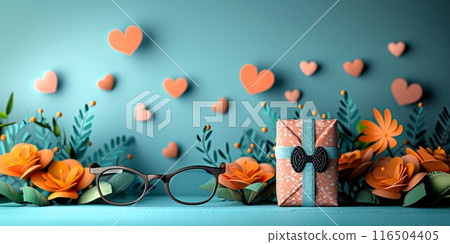 background, banner, postcard Dad's concept for Father's Day. background, banner, postcard Dad's concept for Father's Day. 116504405