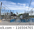 Capacitor bank set comprising circuit breaker, disconnecting switch, reactor, and current transformer for a 115 kV system 116504765
