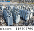 A Capacitor unit aiding in Var supply to adjust power factor in a Power system 116504769