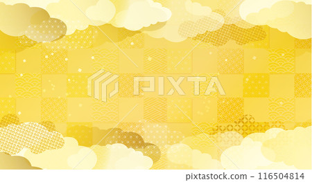 Japanese style Japanese pattern material pattern 116504814