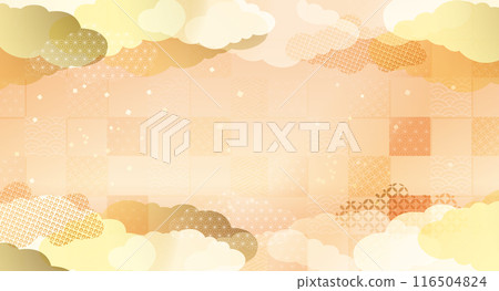 Japanese style Japanese pattern material pattern 116504824