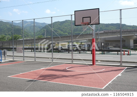 Outdoor 3x3 basketball court Outdoor 3x3 basketball court 116504915