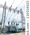200MVA Transformer connected in a 230kV power system, ready for electrical power transmission 116504925