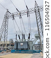 200MVA Transformer connected in a 230kV power system, ready for electrical power transmission 116504927