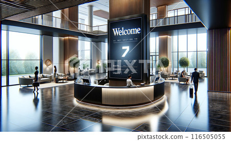 安裝在辦公大樓的數位看板 安裝在辦公大樓的數位看板 116505055