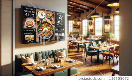 餐廳安裝數位看板 餐廳安裝數位看板 116505072