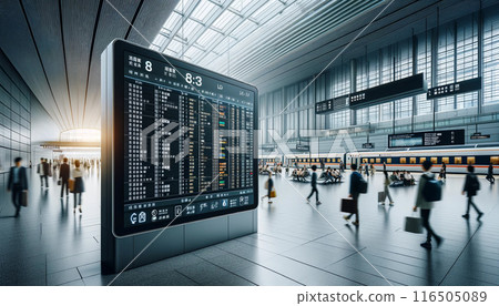 機場安裝的數位看板 機場安裝的數位看板 116505089