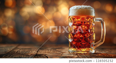 background, banner, poster with space for text at Oktoberfest. 116505232