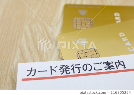Credit card (gold card) issuance information Credit card (gold card) issuance information 116505234