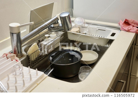 有盤子的廚房 116505972