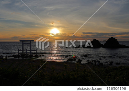 The Married Couple Rocks at Sakurai Futamigaura in Itoshima City, Fukuoka Prefecture 116506196