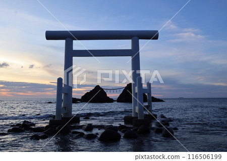 The Married Couple Rocks at Sakurai Futamigaura in Itoshima City, Fukuoka Prefecture 116506199