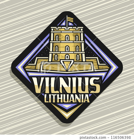 Vector logo for Vilnius Vector logo for Vilnius 116506398