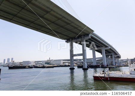 從下方看天保山大橋（2024年6月14日拍攝） 116506457