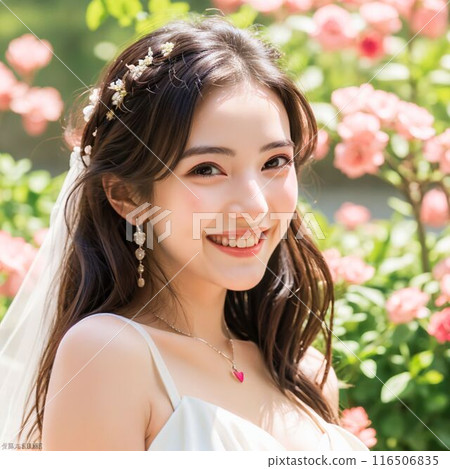 Beautiful women's profile 116506835