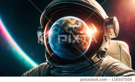 astronaut helmet, spaceman reflecting the colorful cosmos,galaxy and nebulae and stars,generative ai astronaut helmet, spaceman reflecting the colorful cosmos,galaxy and nebulae and stars,generative ai 116507509