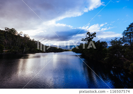 Huon River in Tasmania Australia Huon River in Tasmania Australia 116507574