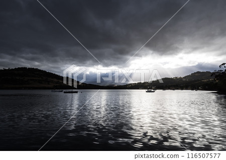 Port Huon in Huon Valley Tasmania Australia Port Huon in Huon Valley Tasmania Australia 116507577