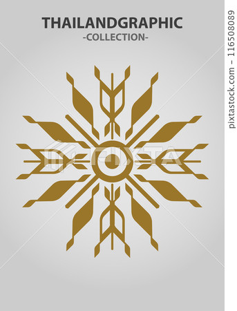 Vector element ethnic decorative ornament ethnic thai illustration Vector element ethnic decorative ornament ethnic thai illustration 116508089