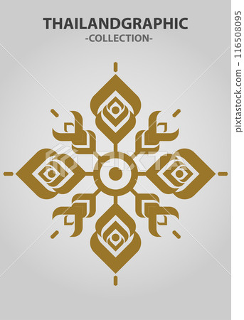 Vector element ethnic decorative ornament ethnic thai illustration Vector element ethnic decorative ornament ethnic thai illustration 116508095