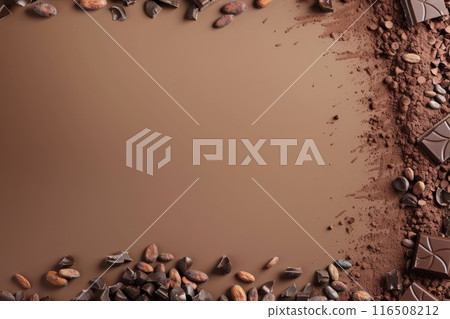 Chocolate Symphony. Beans & Shards Harmony. Chocolate Symphony. Beans & Shards Harmony. 116508212