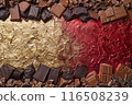 Gilded Elegance. A Rich Chocolate Mosaic. 116508239