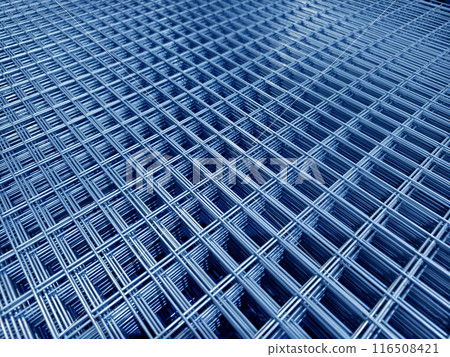 Steel chain link fence wire mesh texture and pattern Steel chain link fence wire mesh texture and pattern 116508421