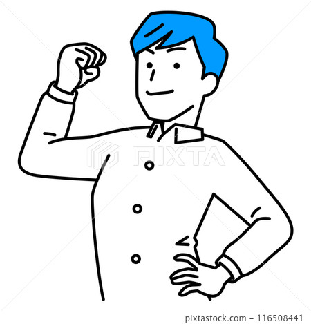 做二頭肌的休閒男人 做二頭肌的休閒男人 116508441