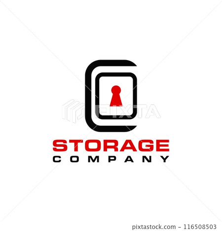 Illustration vector graphic of self storage company logo design template Illustration vector graphic of self storage company logo design template 116508503
