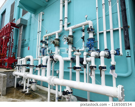 Header pipes valve zone and fire alarm control system at industrial plants Header pipes valve zone and fire alarm control system at industrial plants 116508534