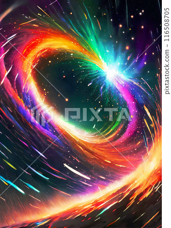 Colorful light vortex 116508705