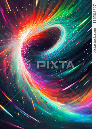 Colorful light vortex 116508707