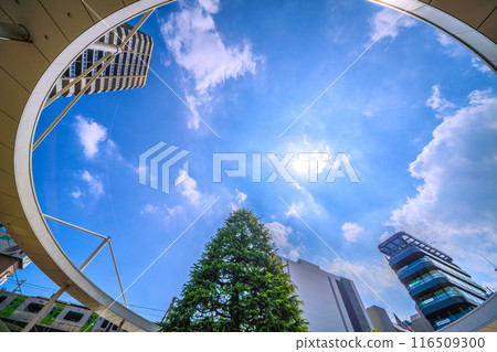 日本東京城市景觀七月。大塚站週邊景觀=2020年7月5日 116509300