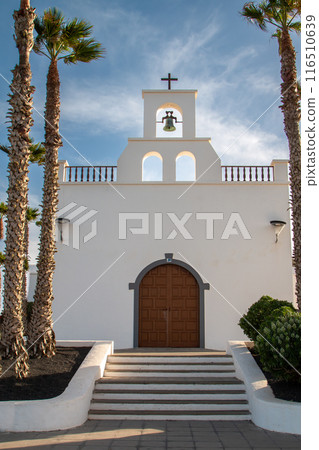 Traditional church in Ye, Lanzarote, Spain 116510639