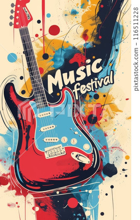 Music festival poster flyer template Music festival poster flyer template 116511228