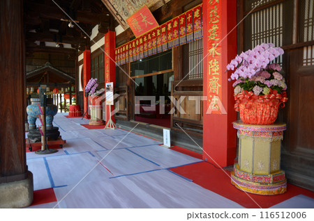 Obakusan Manpukuji Temple, Daiyuhoden Hall for the Land and Water Ceremony, Uji City, Kyoto Prefecture 116512006