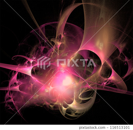 pink and yellow abstract pattern on black background, wallpaper, design 116513101