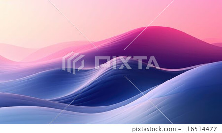 Abstract colorful wavy pattern flowing in vibrant pink and purple hues. AIG35. Abstract colorful wavy pattern flowing in vibrant pink and purple hues. AIG35. 116514477
