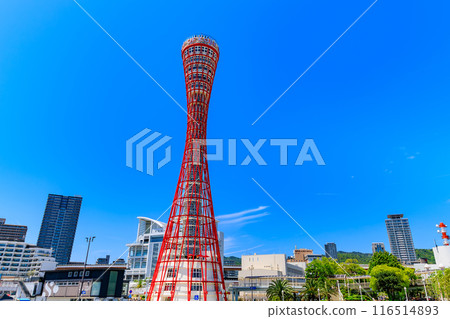 Kobe Port Tower in Meriken Park, Kobe City, Hyogo Prefecture 116514893