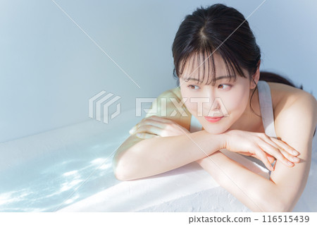 年輕女性美容保養 116515439