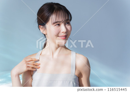 Young woman beauty skin care 116515445