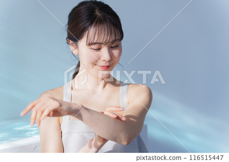 年輕女性美容保養 116515447