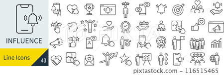 影響力圖標集 116515465