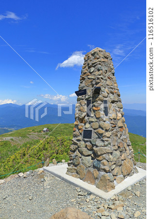 Happo Cairn, Happo Ridge in Summer Happo Cairn, Happo Ridge in Summer 116516102
