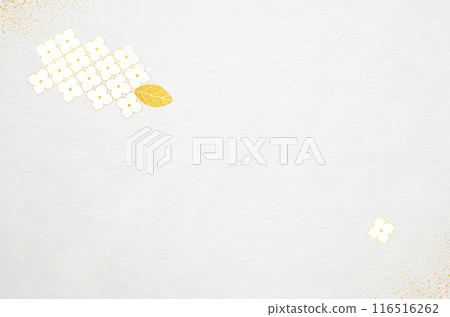Hydrangea patterned washi paper texture_Luxurious Japanese modern background Hydrangea patterned washi paper texture_Luxurious Japanese modern background 116516262