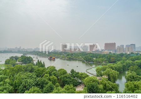 View of Daming Lake from Chaoran Tower 116516402